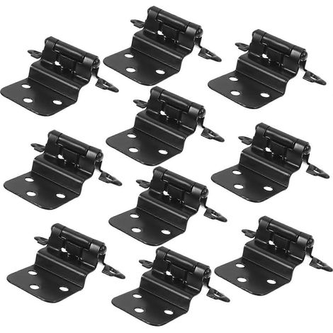 Gatuida Lot de 10 charnières américaines pour portes de placard de cuisine/penderie/maison (1/5)