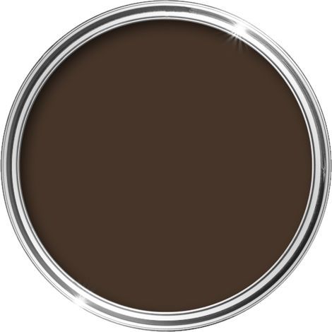 HQC Masonry Paint - Weatherproof & Long-lasting Protection For All Exterior Walls - Brown - 1L