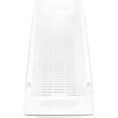 Étagère de rangement rétractable pour baignoire, panier de rangement pour jouets de bain et accessoires de salle de bain (1/5)