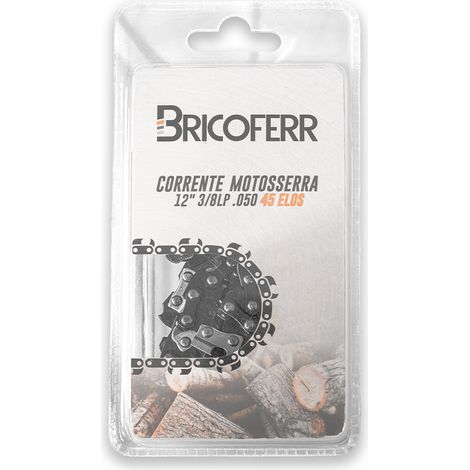 Bricoferr Cadena de motosierra 12" (30,5 cm) 3/8 0,050 45 eslabones.
