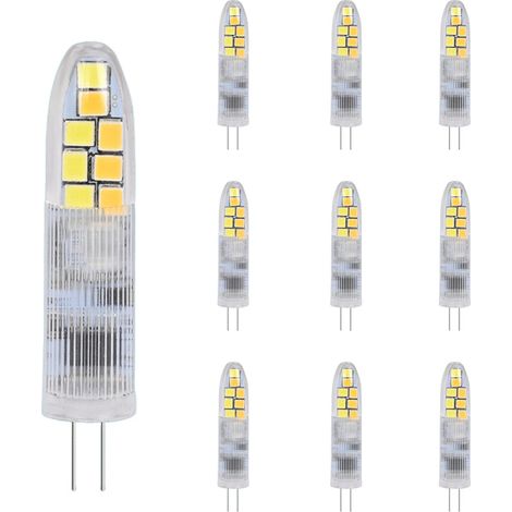 Perles LED G4, broches LED, basse tension, 220 V 3 W, ampoule cristal, haute luminosité, tricolore réglable. 10 pièces (1/5)