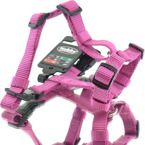 Nobby® Hunde Geschirr Classic S-M Himbeere Brust 30-50 cm - Nylon (1/2)