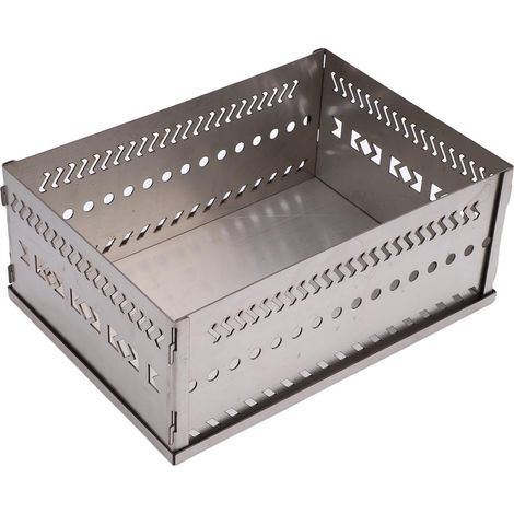 Sauna Stone Basket, Stainless Steel Capacity 50 kg Stone Holder for Wood Stove and Fireplace Accessory (1/5)