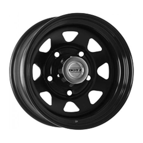 Jante DOTZ Acier Extreme dark 16 pouces - 5 Trous - 7x16 5x165,1 ET-30 AL122,5