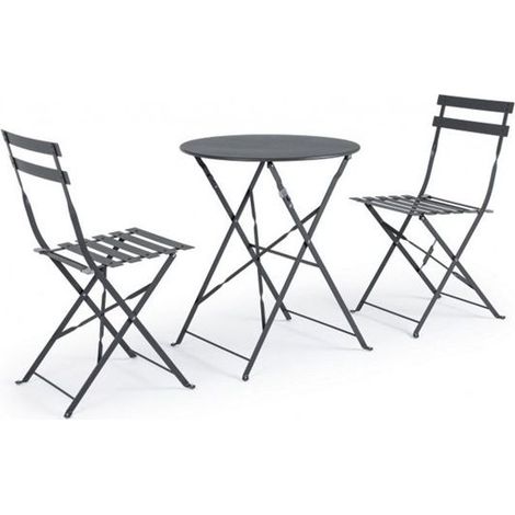 Set per Esterno Bizzotto Wissant Antracite - 3PZ - 803549