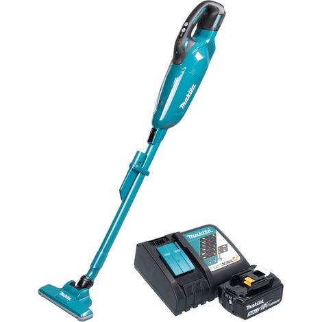 Aspiradora sin cable Makita DCL 284 FRT 18 V 0,73 l sin escobillas + 1 batería de 5,0 Ah + cargador (1/5)