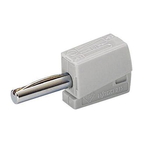 Wago Jack clavija de laboratorio gris diámetro 4 mm