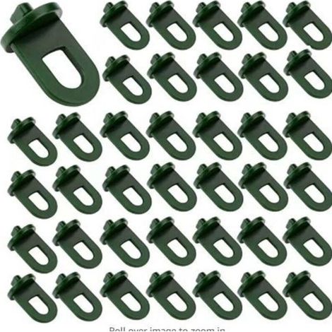 Attaches de Jardin Universelles 100 Pieces – Fixation Professionnelle Serre Tunnels et Structures Polyvalentes (Serre Tunnel Légère Bâche Abri)-x (1/3)