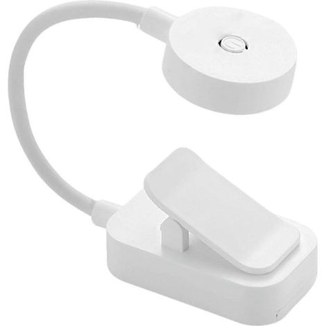 Lampe d'aquarium à pince, réglable et rotative, avec différents niveaux de luminosité, idéale pour table de chevet, bureau, chambre ou coin lecture.