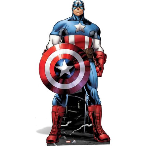 Figurine en carton Captain America Marvel 177 CM (1/4)