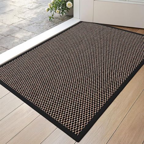 1 Paillasson, Polyester Antidérapant, Caoutchouc Absorbant, Intérieur Couloir Cuisine (1/5)