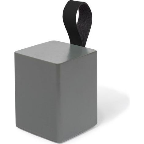 Bloque-porte amovible REI carré bois anthracite 68 x 68 x 87 mm (1/2)