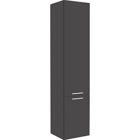 colonne serie MBK 2 portes anthracite brillant butée à gauche, 350´x1625x370mm