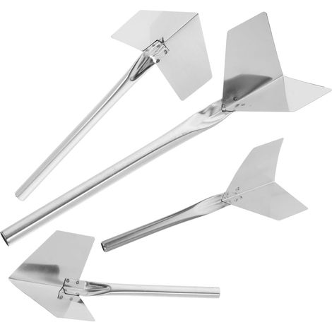2Pcs Interne et Angle Truelle s 24cm Acier Inox Cloison Sèche Angle Façonnage Instrument (1/4)