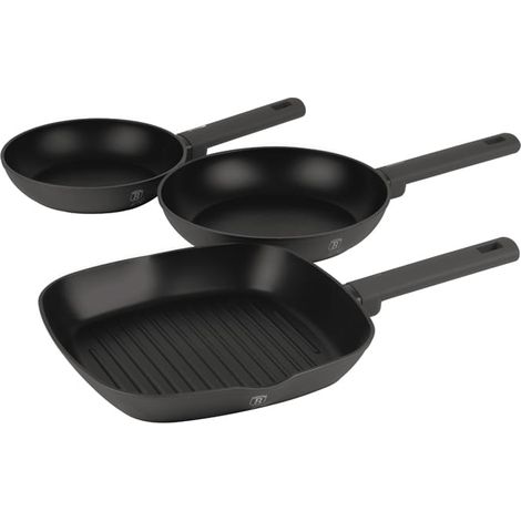 Set di 3 padelle in titanio Berlinger Haus BH-8139 color antracite (1/2)