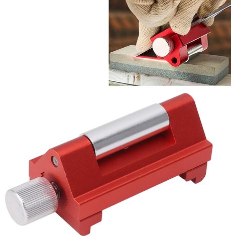 Accesorio profesional de amolado de ángulo fijo para cepillos y cinceles, modelo robusto fabricado en aluminio y acero inoxidable, peso 275 g. (1/5)