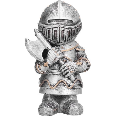 Figurine de Jardin Chevalier Croisé en Résine pour Décoration Extérieure (1/5)