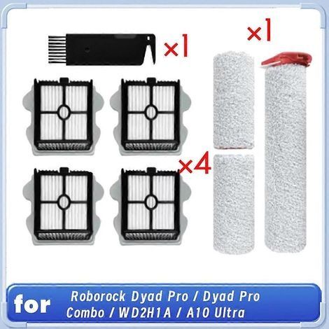 Brosse principale et filtres pour aspirateur Roborock Dyad Pro / Dyad Pro Combo / WD2H1A / A10 Ultra (1/5)