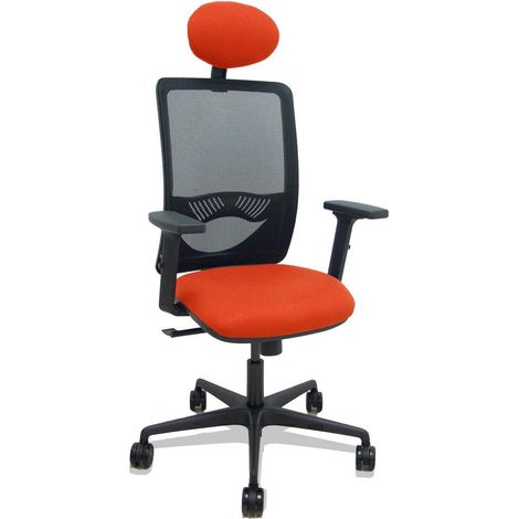 piqueras-y-crespo Ergonomischer Bürostuhl Zulema in Dunkelorange und Schwarz
