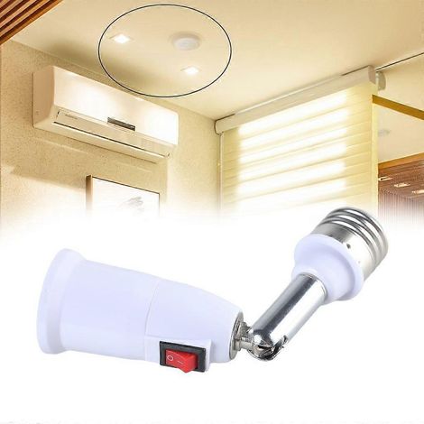 Adaptateur d'extension pour douille E27, luminaire flexible à 180 degrés, E27 (1/4)