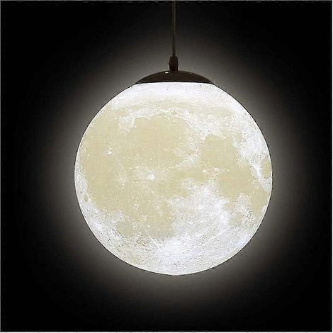 3D-Mond-Kronleuchter – Mond-Deckenleuchte, Mond-Deckenleuchte, Planeten-Pendelleuchte, Mond-Restaurant, Bar, Zuhause, Kinderzimmer, LED-Kronleuchter (bulk) (1/5)