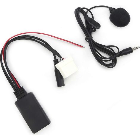 Bluetooth-Autoradio-Audio-Verlängerungskabel, Freisprecheinrichtung, Mikrofonadapter, passend für Mazda 2 / 3 / 5 /
