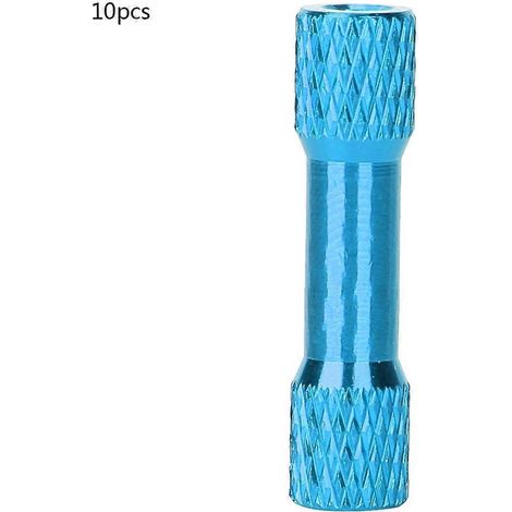 10 entretoises M3x25 mm en alliage d'aluminium anodisé avec filetage interne, équilibrées pour quadricoptères