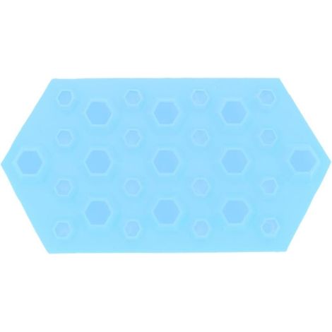 Silikon-Eiswürfelform in Form eines Edelsteins, Form für Kristallbonbons (1/3)