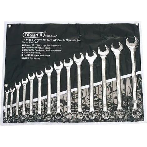 Chiavi miste Draper mixed wrench set acciaio cromo vanadio