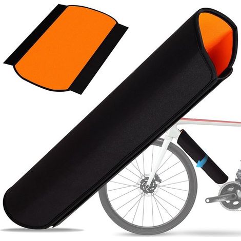 Funda protectora para bicicleta - Impermeable y a prueba de polvo - Adecuada para cuadros con circunferencia de 28-36 cm - Azul - Juego de 2 (1/5)