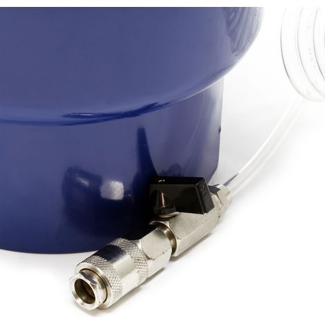 XPOtool Set Purge de frein pneumatique Réservoir 5L 3 bars max. Dispositif automatique Échange de liquide de frein Adaptateurs Large compatbilité Freinage sécurisé Auto Garage
