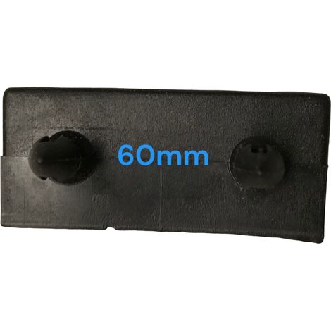 Embout pour lattes de 60 mm a tétons a clipser SCM Créations