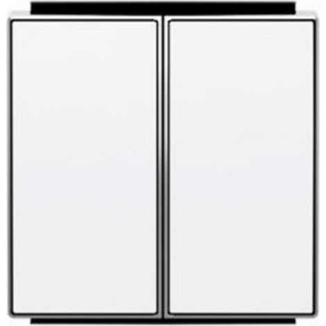 Tapa doble tecla Serie Sky de Niessen Blanco