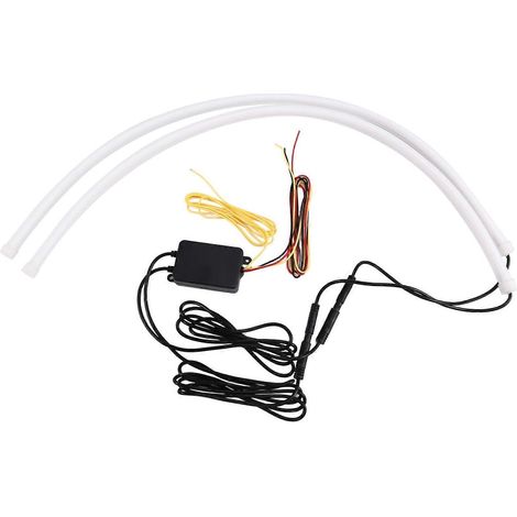 Bande LED séquentielle pour voiture, feux de jour avec clignotants et contrôle par application, 60 cm (1/5)