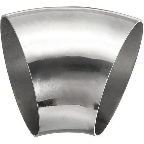 1pc Coude À 45 Degrés Mandrin, D'Échappement En Acier 70mm OD Connecteur De Tuyauterie Inoxydable 304 Pour Tuyau Main Courante HVAC - 76mm (1/5)