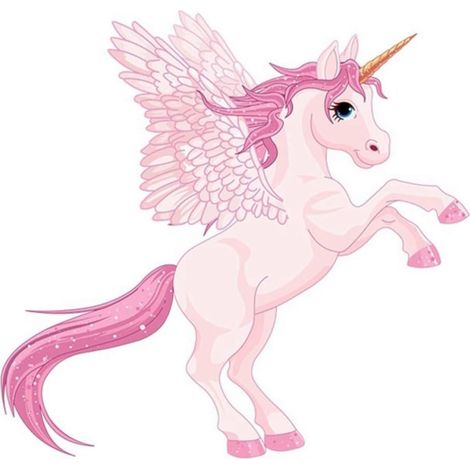 Sticker Mural Licorne en Pvc Rose, Autocollant Mural Amovible, Décoration Murale Autocollante Facile à Poser pour Chambre D'garçon et Filles ou Porte, DIY Anniversaire (1/5)