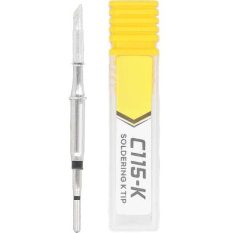 Pointe de soudure chauffage interne universelle en cuivre pour station JBC115, type couteau C115 K, remplacement compatible