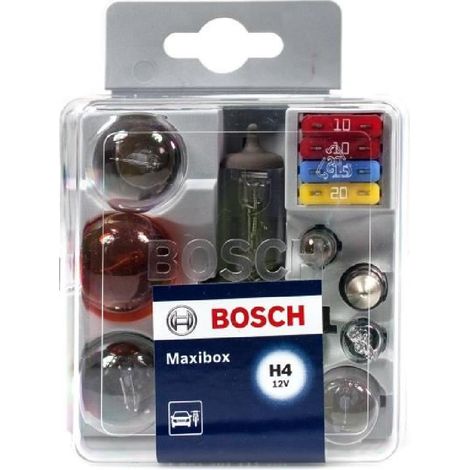 Coffret 8 Ampoule + 4 fusibles Maxibox H4 12V - BOSCH (1/3)