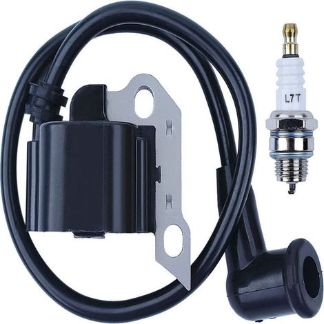 Le kit de réparation moteur STIHL comprend une bobine d'allumage haute tension, des bougies d'allumage et des blocs d'allumage adaptés aux modèles Hedgehog BR320/BR340/SR420. (1/4)