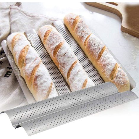Plaque de cuisson à baguettes à 2 emplacements, antiadhésive, en acier inoxydable. (1/5)