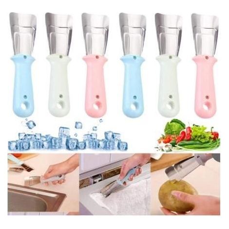 Eisschaufel – Robust – 6-teilig – Edelstahl – Ergonomisch – Rutschfest (1/4)