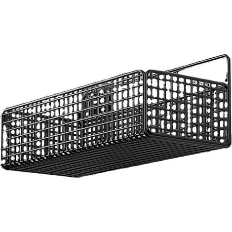 Étagère murale de cuisine multifonction sans perçage - Organisateur pour bocaux d'épices et légumes - En fer (1/5)