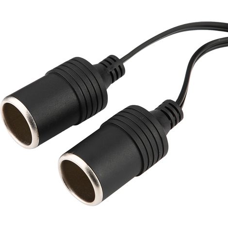 Doppelter Zigarettenanzünder fürs Auto mit 2 USB-Anschlüssen zum Schnellladen (1/5)
