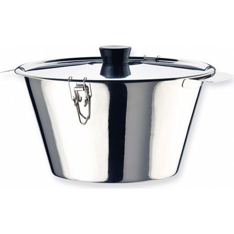 Stampo per flan INOX con coperchio 1 L 1/2