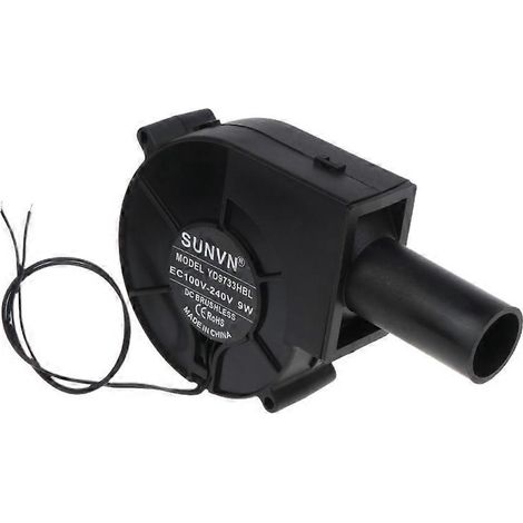 Souffleur BBQ électrique 12V, ventilateur à charbon pour allumage rapide, adaptateur inclus, pique-nique en extérieur.