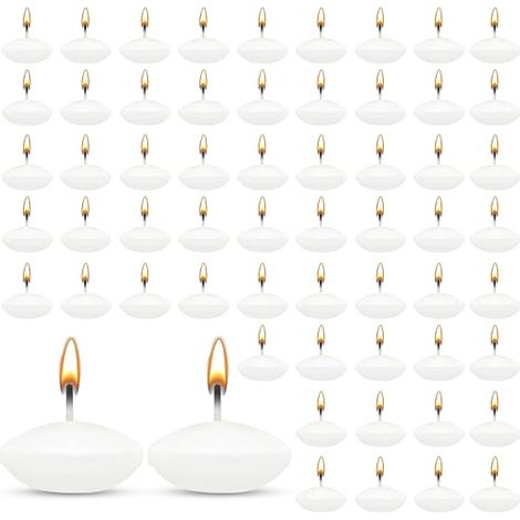 Bougies flotantes Blanc (1/5)