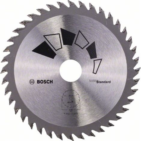 Bosch Kreissägeblatt STANDARD, DIY, 130 x 20 x 2,2 mm, 40