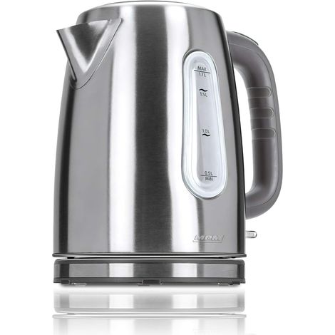 chauffe eau, 2200 W, 1.7 litres, 0 décibels, Acier inoxydable, argenté (1/2)