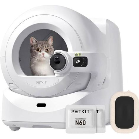 Petkit Purobot Ultra caja de arena clara autolimpiante (1/3)