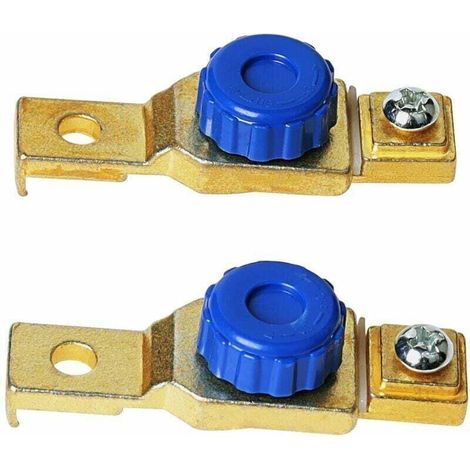 Coupe Circuit Batterie de Moto, Interrupteurs de Batterie Déconnexion pour Moto, Isolateur de Batterie 12V 80A pour Moto Voiture Camion par (2 Pièces)